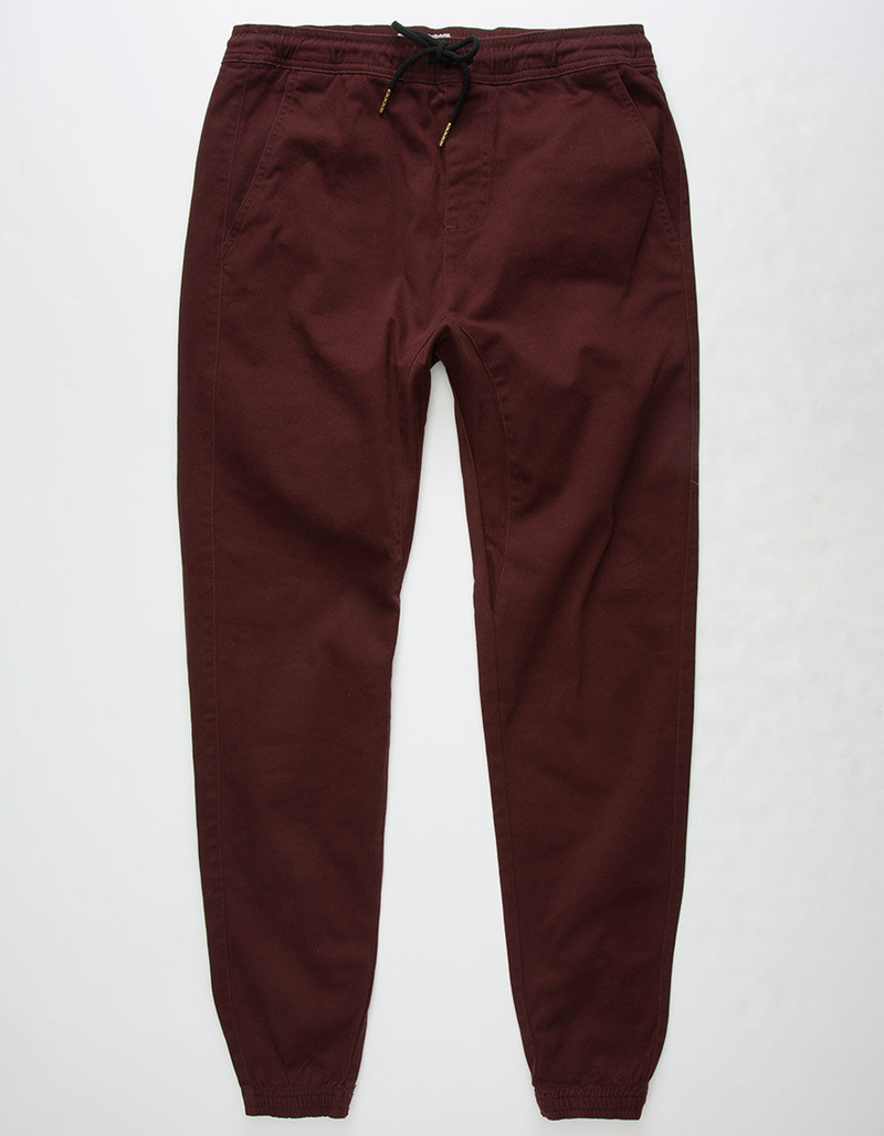 CHARLES AND A HALF Mens Twill Jogger Pants image number 3