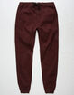 CHARLES AND A HALF Mens Twill Jogger Pants image number 4
