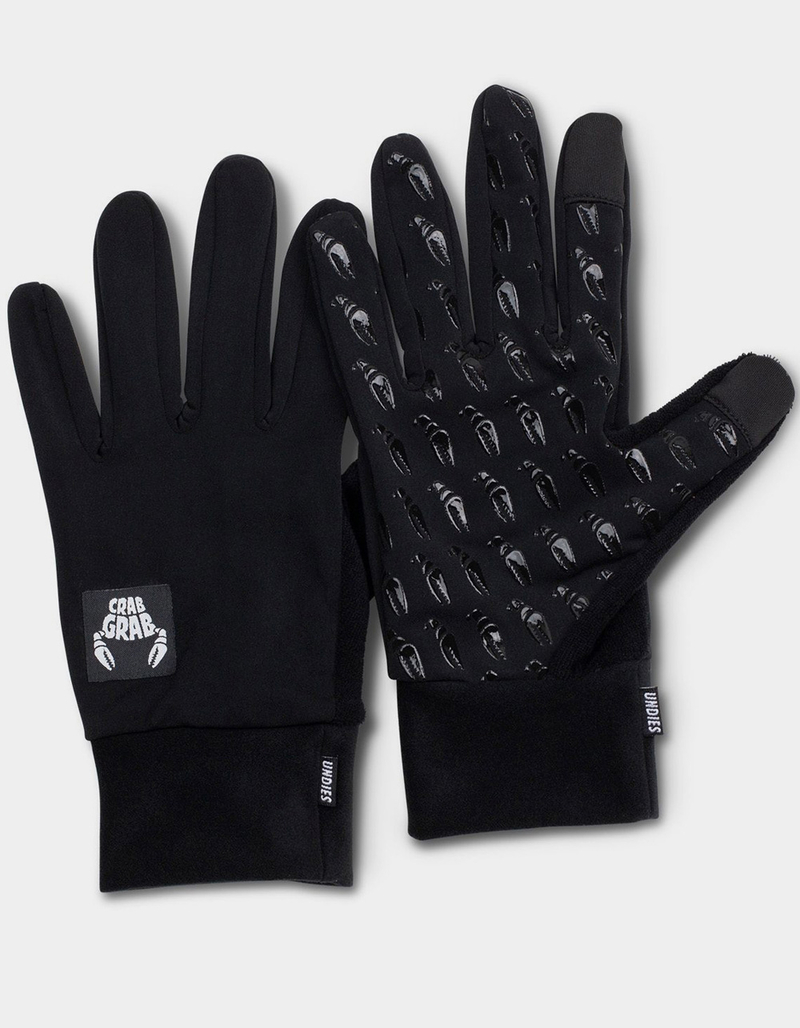 CRAB GRAB Undies Snow Gloves BLACK Tillys