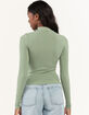 FULL TILT Essentials Womens Mock Neck Top image number 3