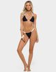 EDIKTED Romana Contrast Bikini Bottoms image number 4