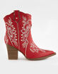 MIA Wendi Womens Western Short Boots image number 2