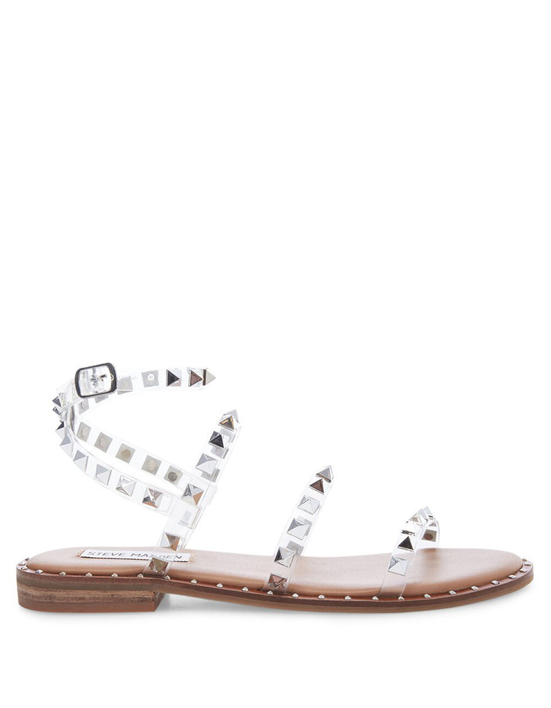 STEVE MADDEN Travel Womens Clear Sandals image number 2