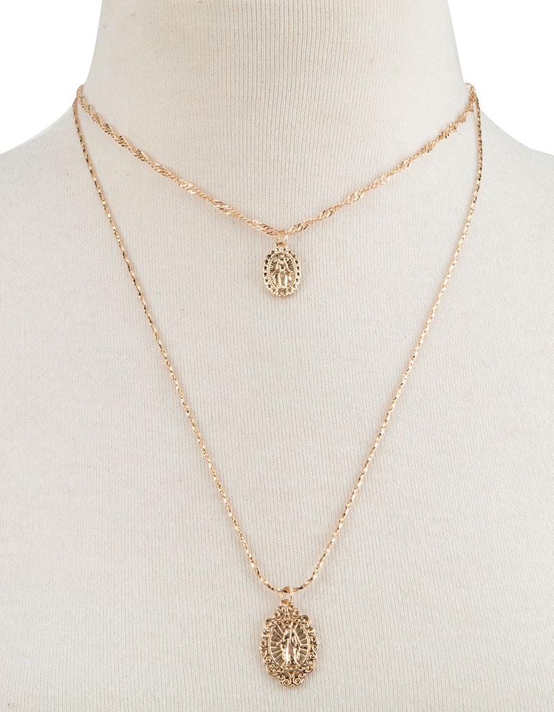 FULL TILT Mary Layered Necklace image number 1