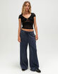 FULL TILT Womens Lace Top image number 2