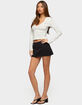 EDIKTED Kianah Polka Dot V-Neck Tee image number 4