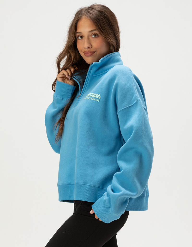 RIP CURL Surf Puff Womens Quarter Zip Sweatshirt image number 2