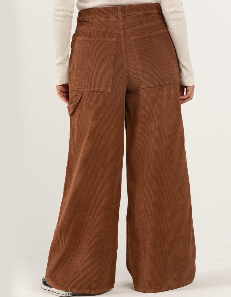 RSQ Wide Leg Womens Corduroy Carpenter Pants image number 7