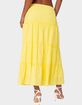 EDIKTED Charlotte Tiered Maxi Skirt image number 5