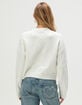 RSQ Womens Crop Cable Sweater image number 4