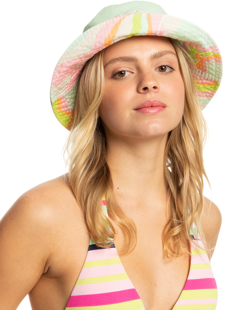 ROXY Jasmine Paradise Reversible Bucket Hat image number 3