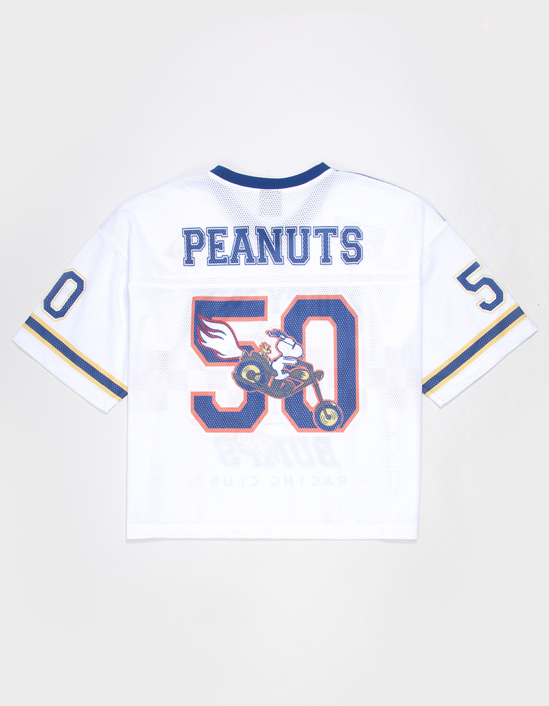 RSQ x Peanuts Mens Baggy Crop Mesh Racing Jersey image number 3