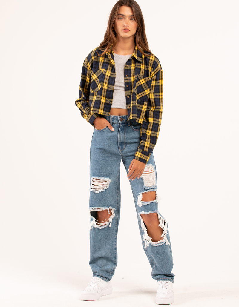 RSQ Womens High Rise Baggy Jeans image number 0