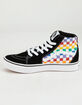 VANS ComfyCush Sk8-Hi Juniors Rainbow Shoes image number 4