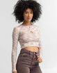 BDG Urban Outfitters Cutout Space Dye Womens Top image number 1