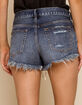 FREE PEOPLE Loving Good Vibrations Womens Denim Shorts image number 3