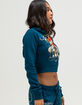 ED HARDY Love Kills Slow Skull Womens Zip-Up Hoodie image number 3