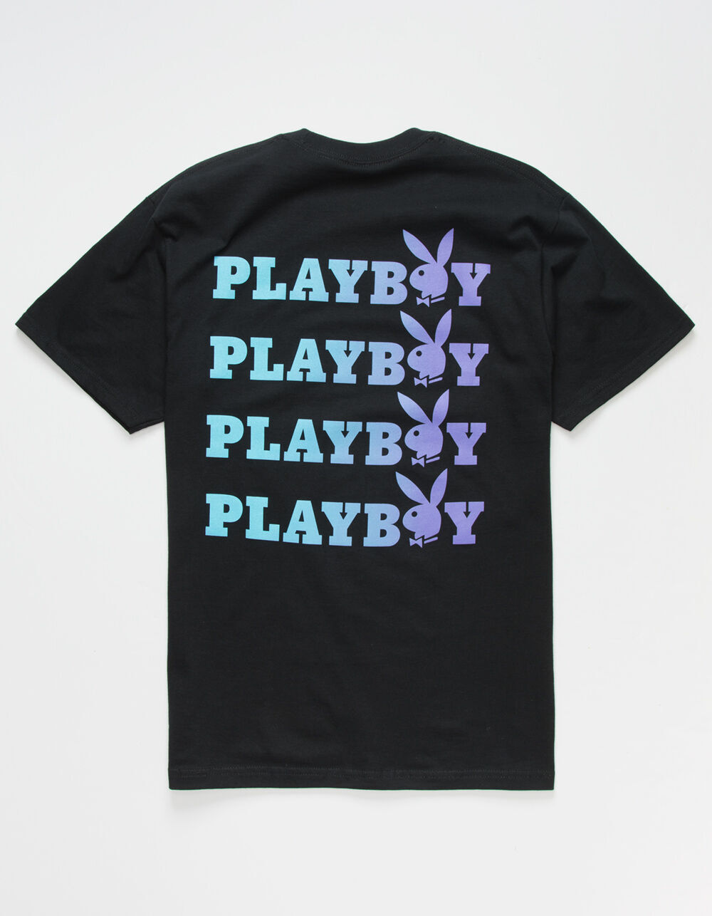 PLAYBOY Repeat Fade Mens Black T-Shirt 