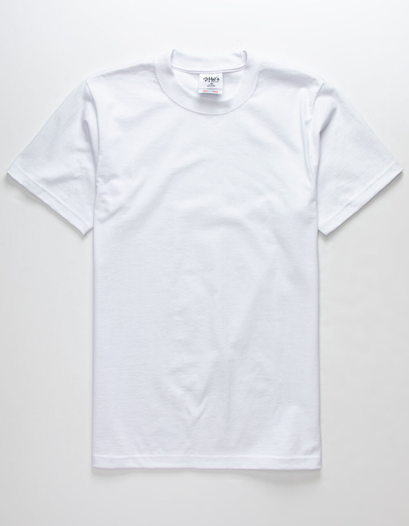 SHAKA WEAR Heavyweight Mens White T-Shirt image number 0