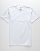 SHAKA WEAR Heavyweight Mens White T-Shirt image number 1