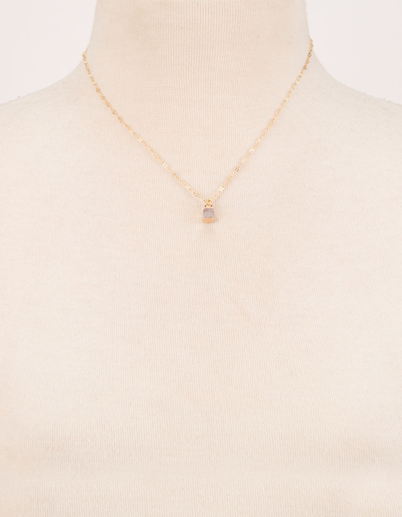 FULL TILT Crystal Moon & Star Layered Necklace image number 2