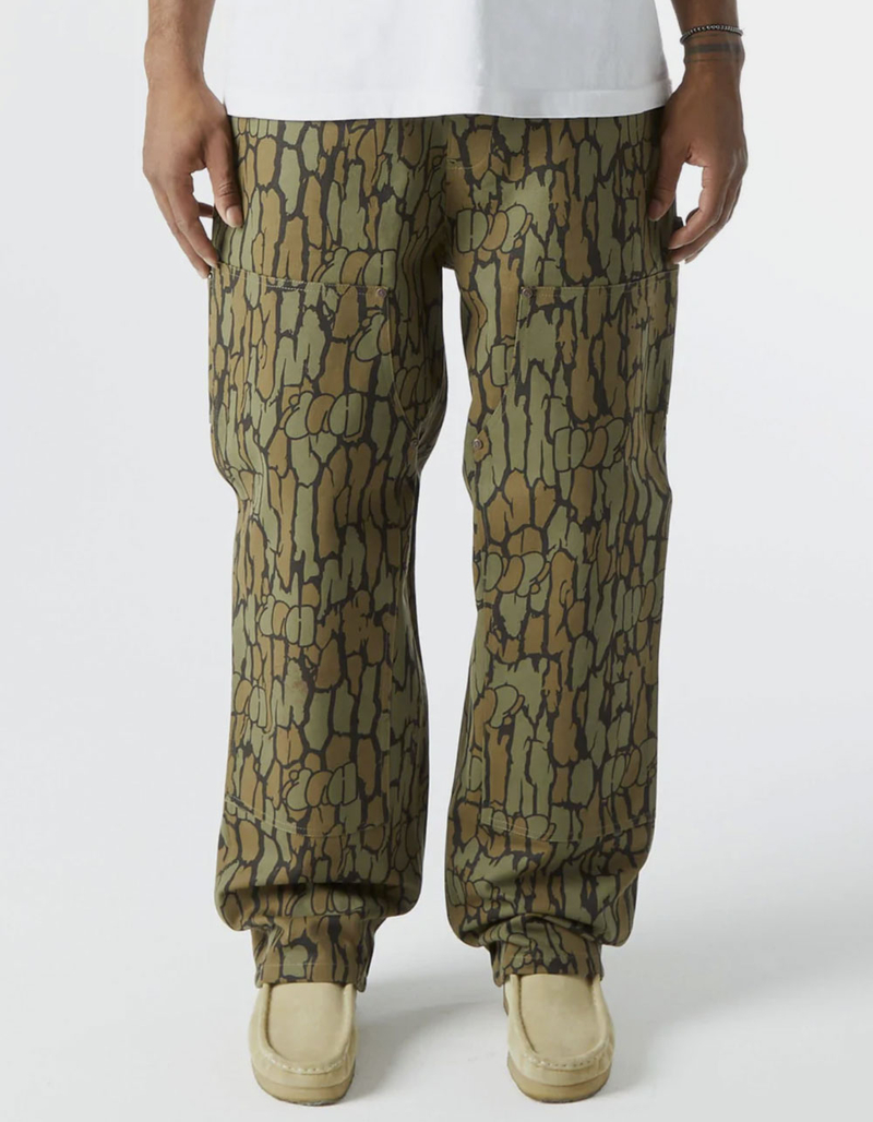 HUF Gilman Double Knee Camo Mens Pants image number 3
