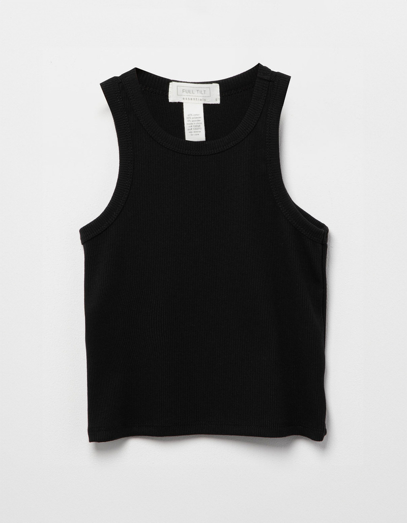 FULL TILT Essentials High Neck Girls Tank Top image number 1