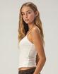 TILLYS Lace Trim Womens Cami image number 3