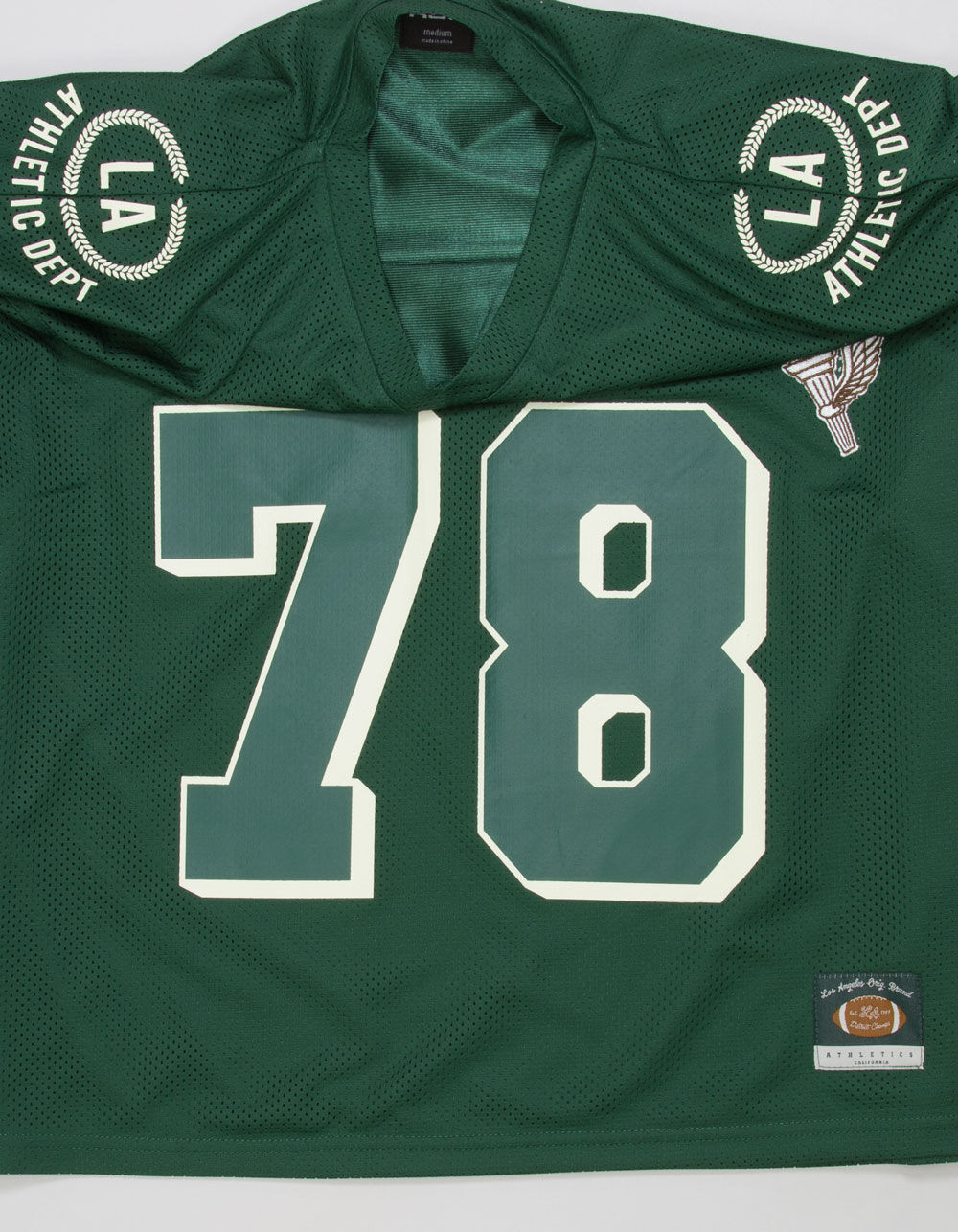 RSQ Mens Baggy Crop Mesh Jersey - GREEN - M | Tillys
