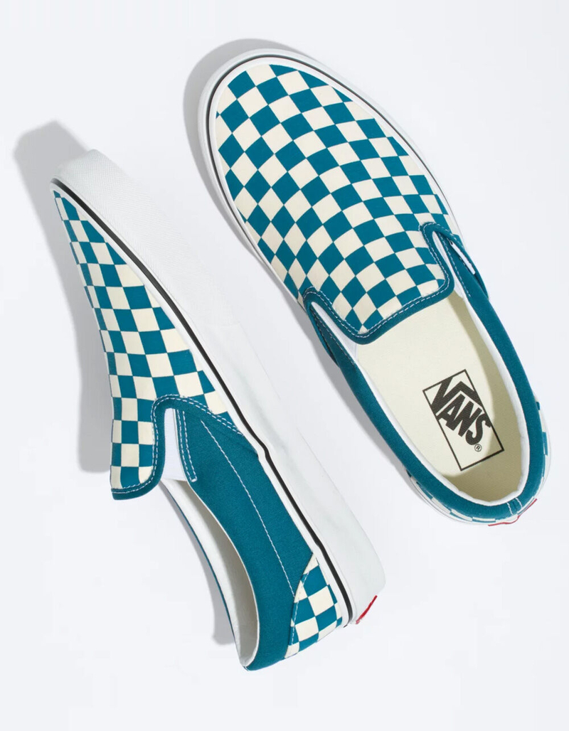 VANS Checkerboard Classic Slip On Shoes image number 2