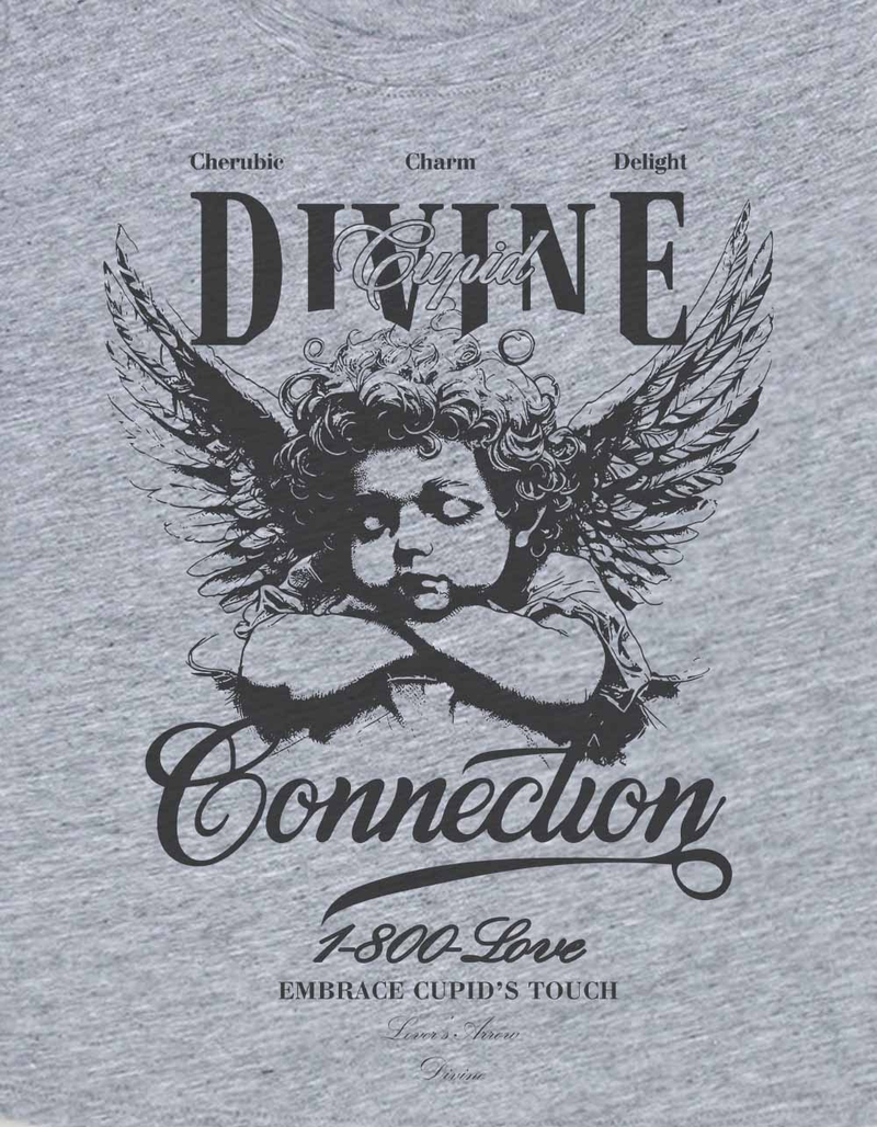 CHERUB Divine Cupid Womens Baby Tee image number 2
