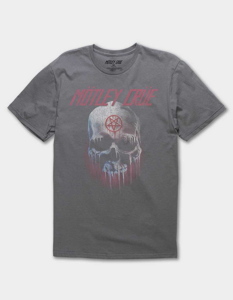 MOTLEY CRUE Drip Skull Unisex Tee image number 0