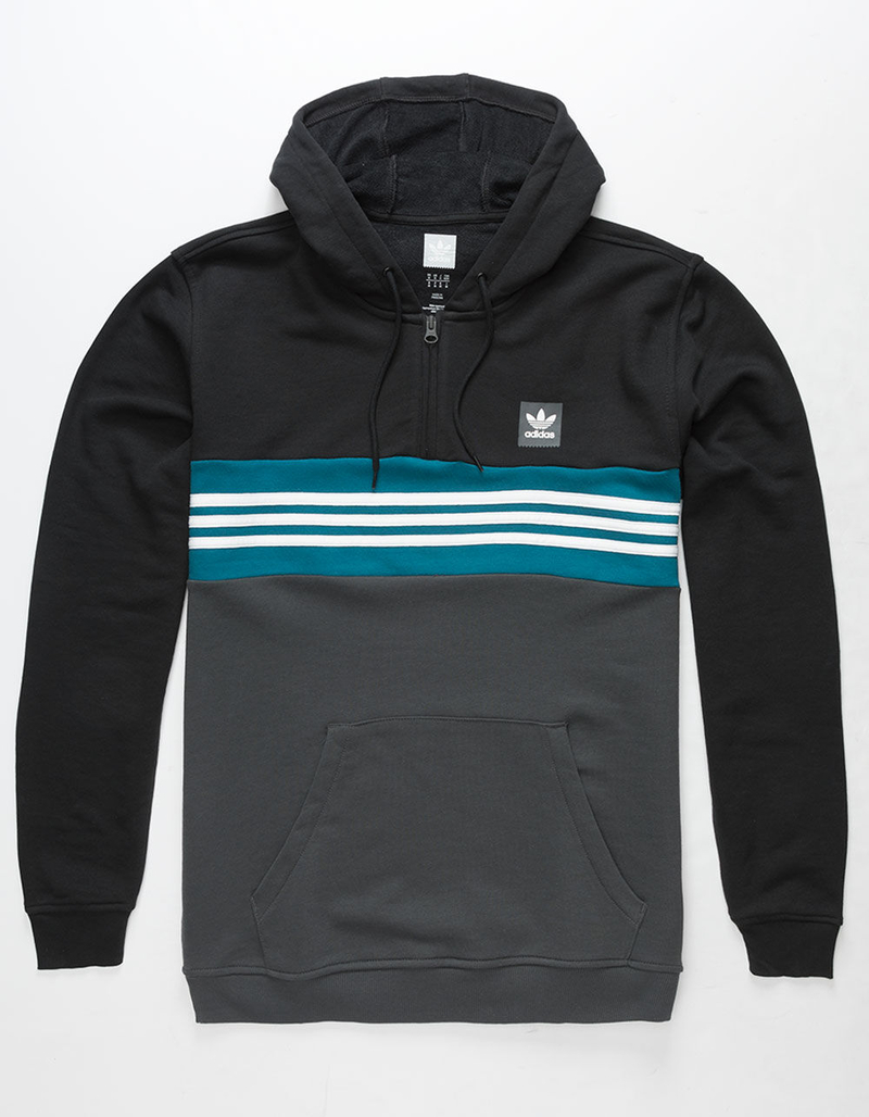 ADIDAS Throwback Mens 1/4 Zip Hoodie image number 0