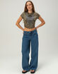 AFFLICTION Brielle Womens Crop Top image number 4