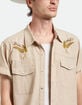 BRIXTON x Ford Mens Western Snap Front Shirt image number 4
