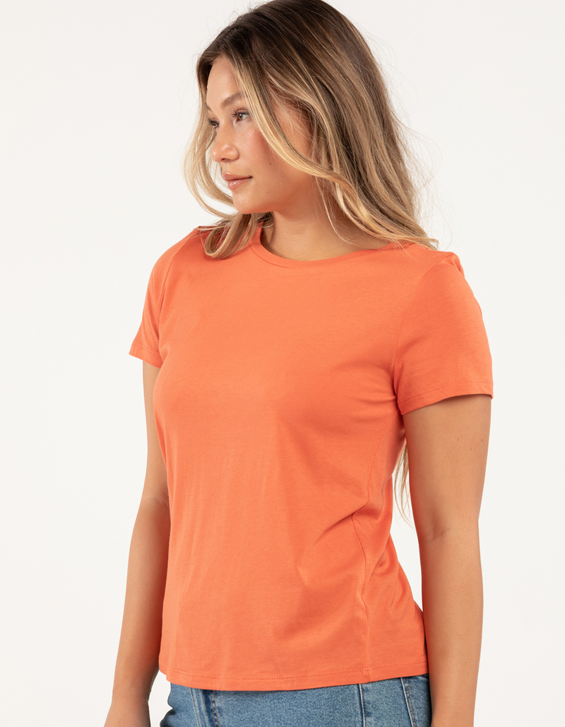 FULL TILT Essentials Crew Neck Womens Tee image number 4