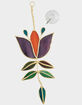 NATURAL LIFE Stained Glass Window Hanging Folk Flower image number 1