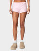 EDIKTED Rebekah Ribbed Shorts image number 1