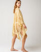 DO EVERYTHING IN LOVE Lace Womens Yellow Kimono image number 2