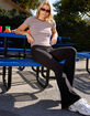 TILLYS Fold Over Flare Womens Pants image number 6