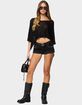EDIKTED Laline Oversized Knit Crop Top image number 5