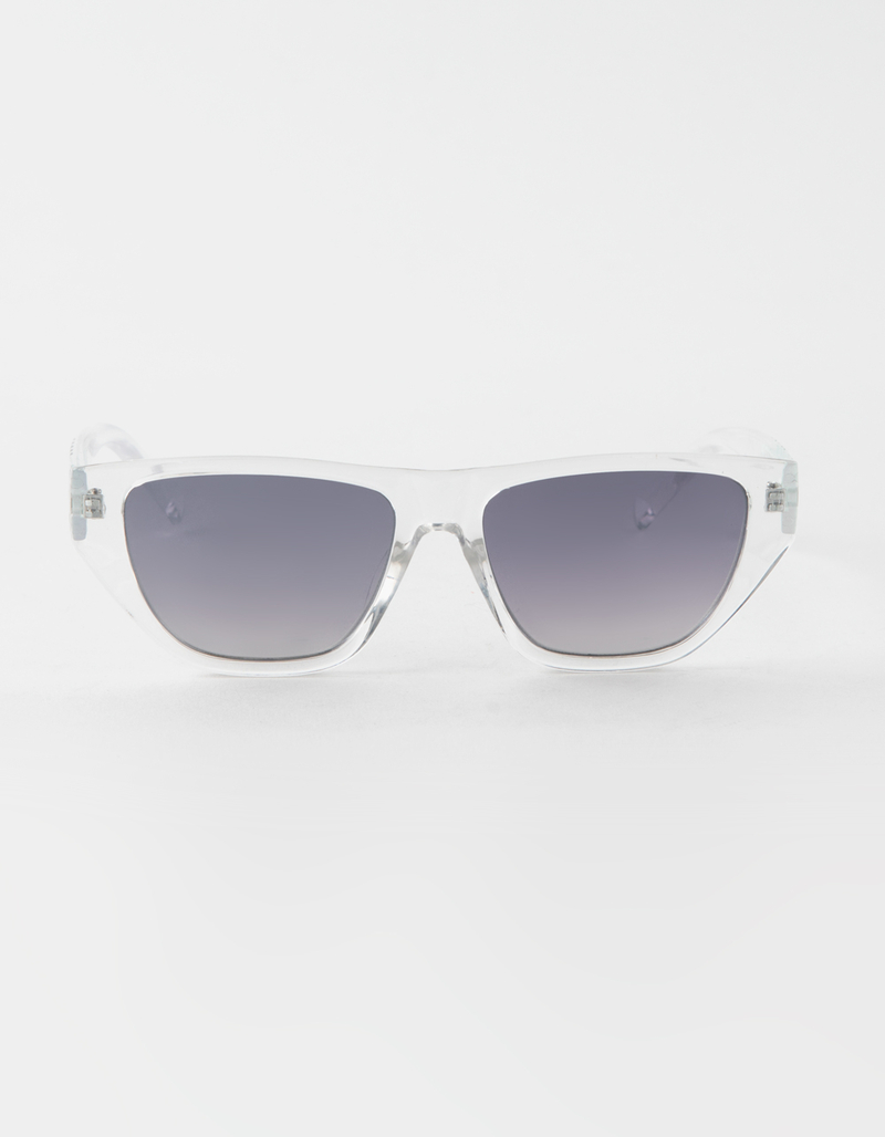 BLUE CROWN Flat Top Wayfarer Sunglasses image number 1