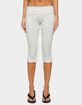EDIKTED Eloisa Polka Dot Foldover Capri Pants image number 1