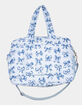 KATYDID Toile Coquette Bows Weekender with Pass-Thru Slip image number 2
