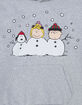 RSQ x Peanuts Holiday Snowmen Mens Hoodie image number 2
