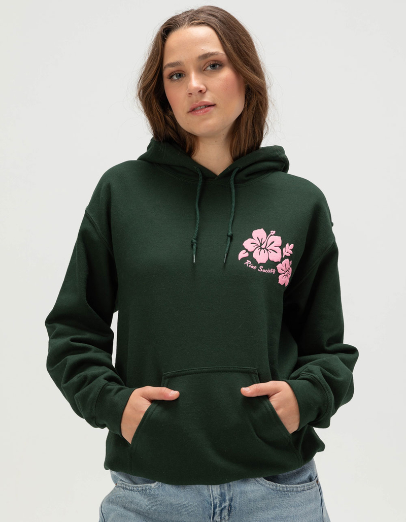 RIOT SOCIETY Hibiscus Womens Hoodie image number 1