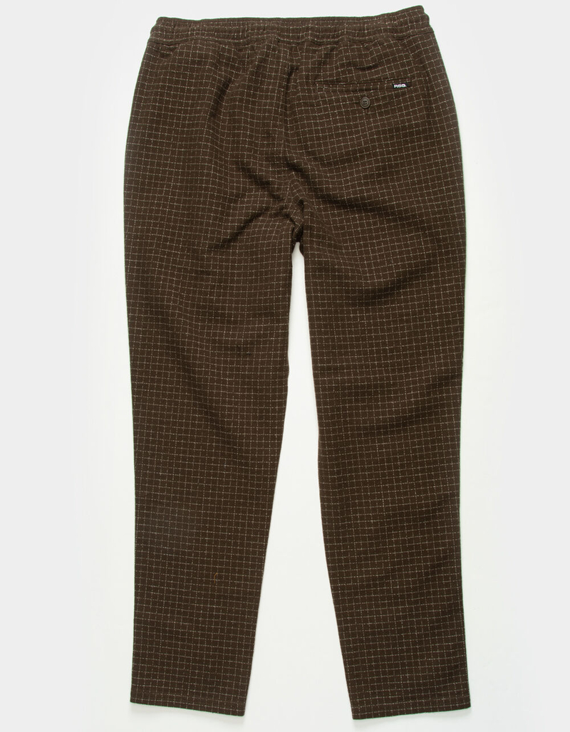 RSQ Mens Pull On Plaid Pants image number 5