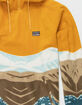 Free nature printed polar fleece mens hoodie clearance