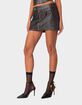 EDIKTED Ziva Faux Leather Mini Skirt image number 2