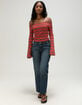 LEVI'S Womens Superlow Straight Jeans - Healing Hour image number 1